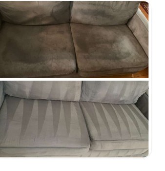 Upholstery cleaning before and after comparison 4