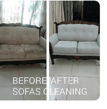 Upholstery cleaning before and after comparison 3